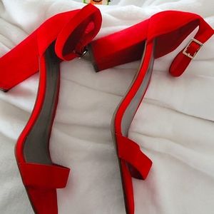 Red high heels